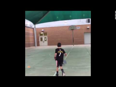 Evan's Crazy Basketball Shot