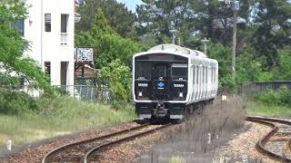 香椎線 BEC819系 DENCHA 西戸崎駅到着