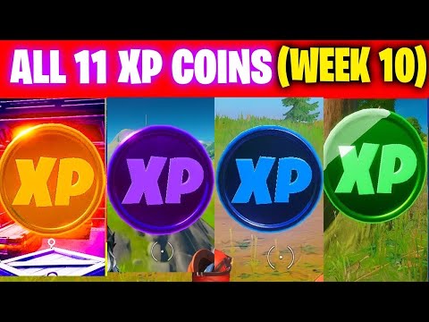 ALL XP COINS LOCATIONS IN FORTNITE Chapter 2 SEASON 4 (WEEK 10)