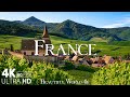 France 4K - A 4K Visual Journey Through Mountains, Beaches, and Countryside - Relaxing Music