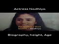 Actress Nadhiya Biography