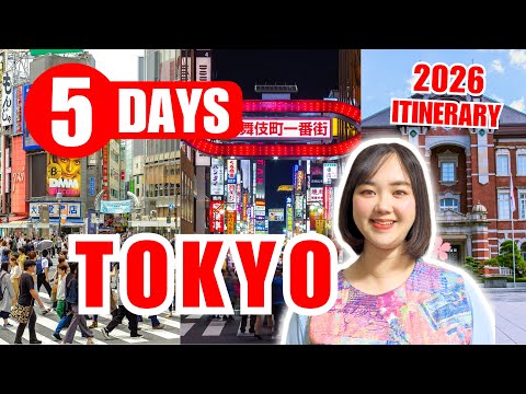 How to Spend 5 Days in TOKYO | Japan Travel Itinerary for First Timers 2026