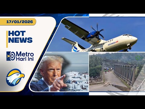 HOT NEWS - Pesawat ATR 42-500 Hilang Kontak, Jembatan Rusak, Pertemuan Pejabat AS dan Greenland