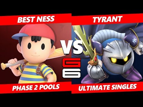 Genesis 6 SSBU - AR | BestNess (Ness) VS Tyrant (Meta Knight) Smash Ultimate R2 Pools