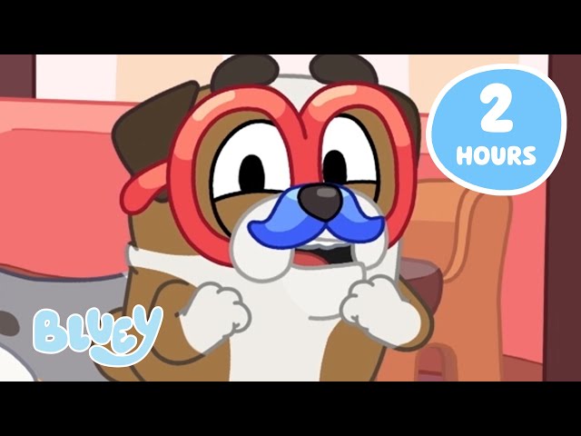 18 FULL BLUEY EPISODES 💙 ✨ | 2 Hours of Bluey Full Episodes 😯 | Bluey SDDEFAULT Thumbnail