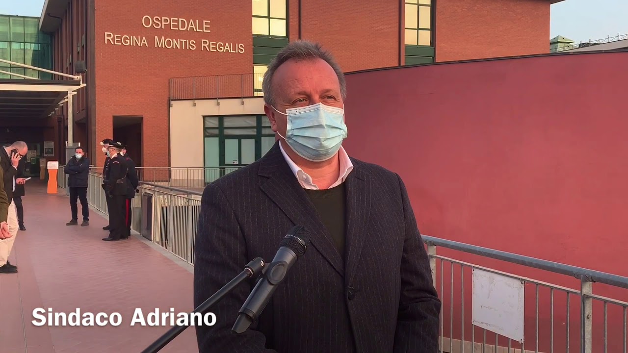 Sindaco di Mondovì Adriano, inaugurazione risonanza magnetica ospedale Mondovì