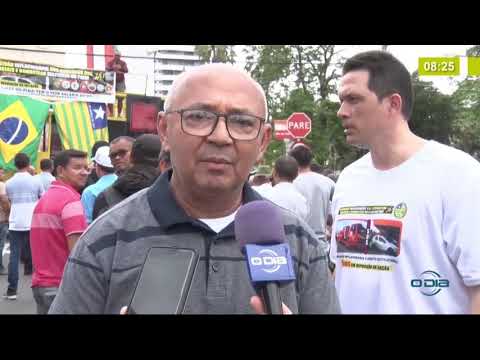 BOM DIA NEWS 19 02 20  Bombeiros e Policiais Militares realizam manifestacão em frente ao Karnak