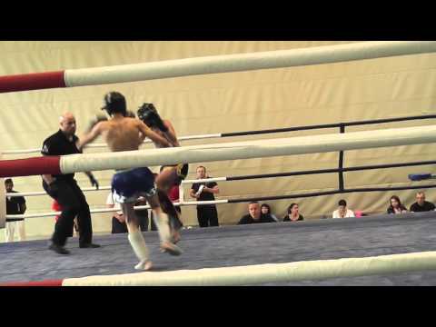 2015-09-26 DM-AFSO Massimo Hemberger Sieg im HF K1-Jun. -50Kg - Sugambrer Fightclub