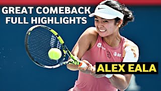 Alex Eala Greatest Tennis Ever vs Kin Intense Match Tennis Highlights - Before Cincinnati 2025