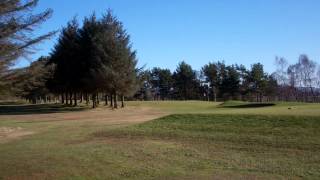 preview picture of video 'February View Golf Course Alyth Perthshire Scotland'