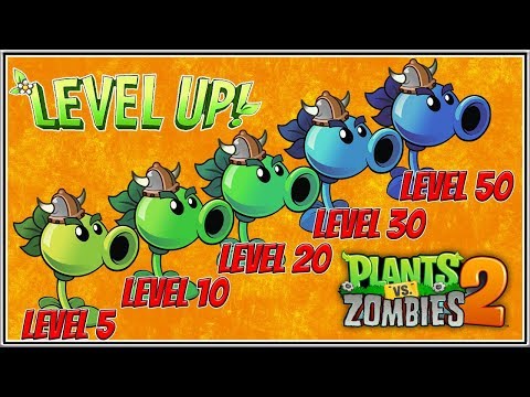 Repeater Reaches Level 50 - Plants vs Zombies 2 Epic Hack