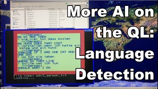 More AI on an 80's Computer: The Sinclair QL does Language Detection