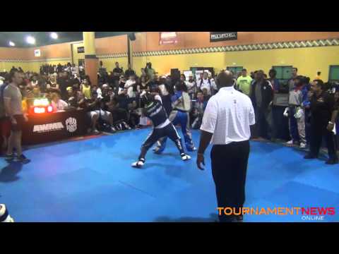 Team Allstars vs Team Impex Round 1 Women's Team Fighting at US Open 2014