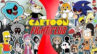 CREEPYPASTA FREE FOR ALL! (Cuphead.EXE vs Sonic.EXE, Gumball.EXE, The Loud House) CARTOON FIGHT CLUB
