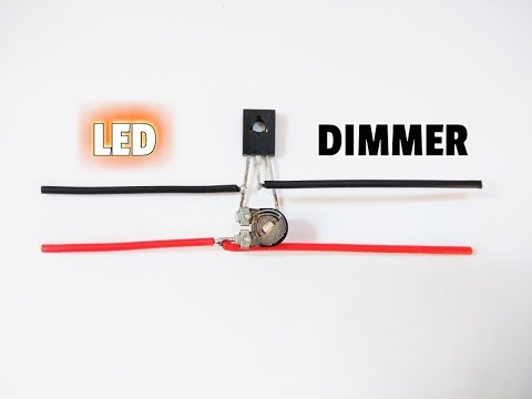 Simple LED Dimmer Circuit..DC Voltage Regulator.. Video