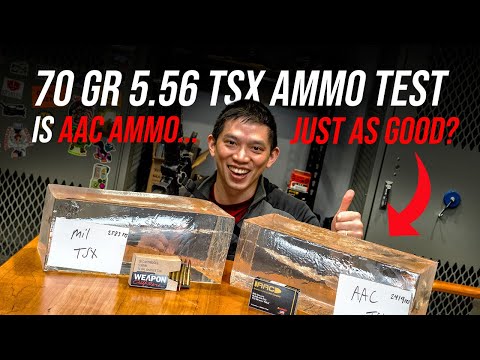 WO Show Episode 6: TESTED! US military commando 70 gr all copper ammo vs AAC (affordable) versions!