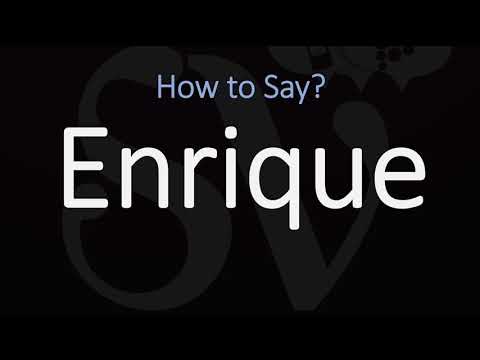 How to Pronounce Enrique? (CORRECTLY)
