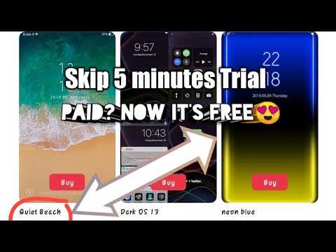 How to Apply Paid Theme for Free (Skip 5 minutes trial to permanent) Oppo/Realme