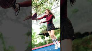 Download lagu Mahalini Steals Attention While Playing Padel with Her Tennis Athlete Style in a Black Miniskirt mp3
