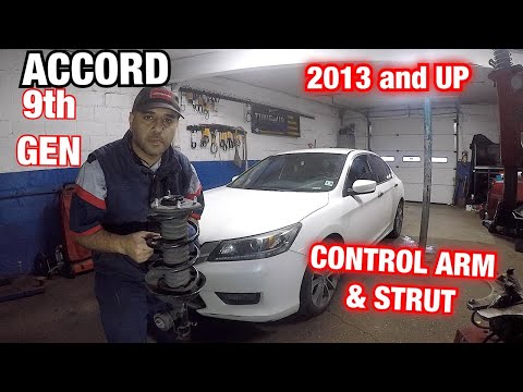 Honda Accord 2013 to 2017 front struts and control informative video