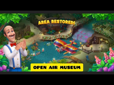 Gardenscapes - OPEN AIR MUSEUM - Full Tour - New Area Restored