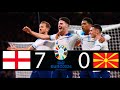 England vs North Macedonia 7-0 (All Goals Highlights 2023) - Euro 2024 Qualifying.