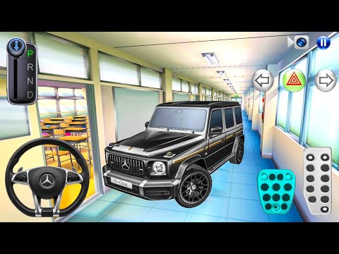 New Black Mercedes G Wagon in School Building - 3D Driving Class - Gameplay Android ios - 2026