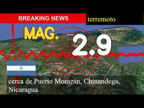 😱🚨 Terremoto cerca de Puerto Morazán, Chinandega, Nicaragua actualizaciones en vivo hoy: un temblor