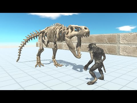 New Update SKELETON T-REX DEATH RUN - Animal Revolt Battle Simulator