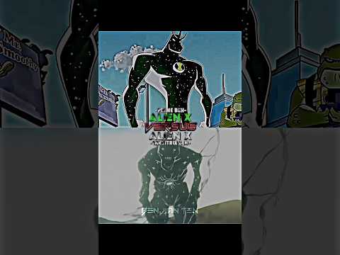 Alien X (Prime) vs Alien X (Carnitrix)//Benjian Ten//#ben10 #alienx #carnitrix #vs #shorts