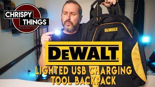 Dewalt Lighted USB Charging Tool Backpack! Will this replace your toolbox?