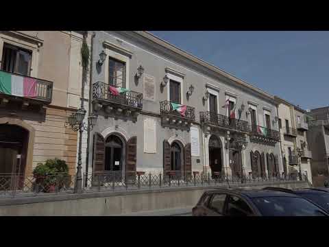 Valguarnera Caropepe Enna walking tour 4k