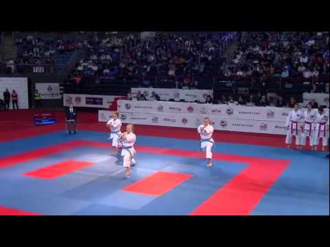 European Karate Championships 2015 Female team kata GER vs TUR Final
