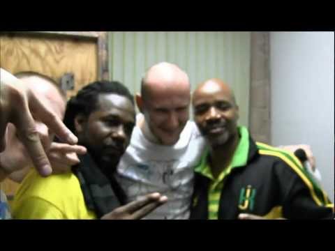 Grubson backstage Toronto