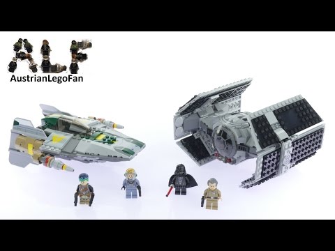 Lego Star Wars 75150 Vader´s TIE Advanced vs A-wing Starfighter - Lego Speed Build Review