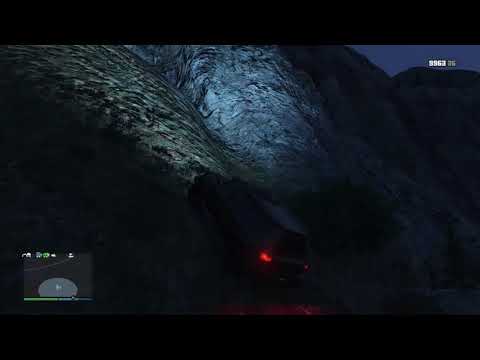 GTA 5 - Nightshark jumps and bounces down Chiliad