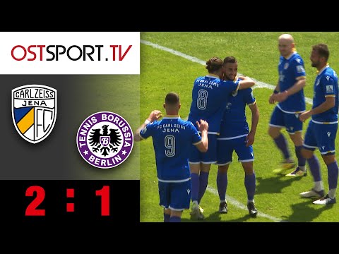 Harte Arbeit für Jena, aber Platz 2 verteidigt: Carl Zeiss - TeBe 2:1 | Regionalliga Nordost