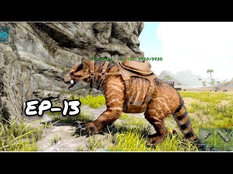 Taming High level thylacoleo 🐯 — ARK ultimate mobile edition 