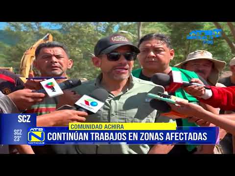 Santa Cruz coordina acciones para reconstruir Samaipata tras graves inundaciones