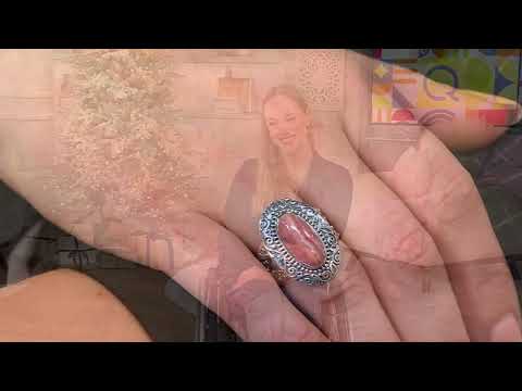 Artisan Crafted by Robert Manse Sterling Silver Oval Scrollwork on QVC