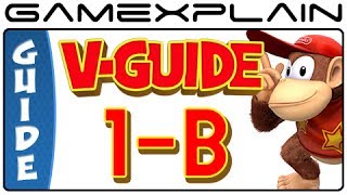 Donkey Kong Country: Tropical Freeze -  Busted Bayou 1-B Puzzle Pieces & KONG Letters Guide