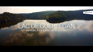 preview picture of video 'Lac de Guerlédan - Aviron à la Base de Plein Air'