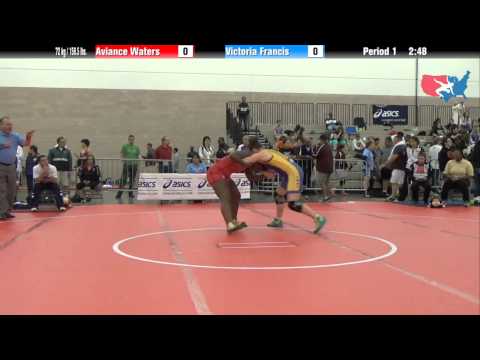 FILA Junior 72 kg / 158.5 lbs. - Aviance Waters vs. Victoria Francis