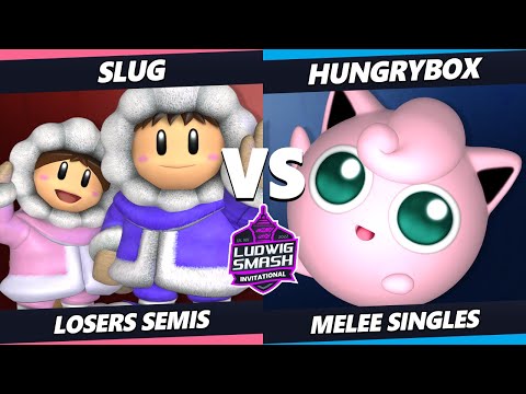 Ludwig Invitational Losers Semis - Hungrybox (Jigglypuff) Vs. Slug (Ice Climbers) SSBM Melee