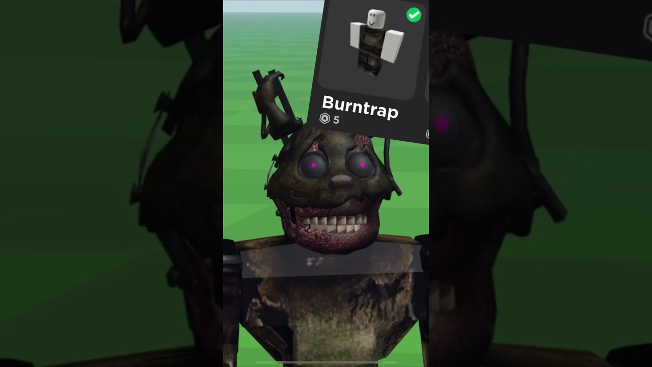 How to make burntrap in roblox!!! //