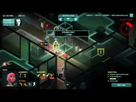Let's Play Invisible, Inc. - Run #11 - Mission 5 - Catastrophic Rewind