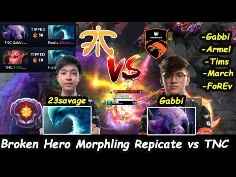 Fnatic 23savage [Morphling] Master Tier Broken Hero vs TNC Gabbi Armel +FoREv Dota 2 7.22 Gameplay