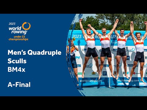 2023 World Rowing Under 23 Championships - Men's Quadruple Sculls - A-Final