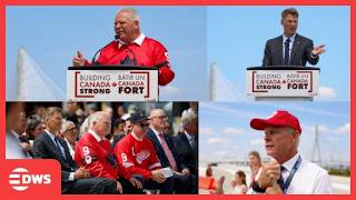 Historic Gordie Howe Bridge Opens | Doug Ford, Gregor, Canada-US Mega Crossing & Trade Future | AC1E