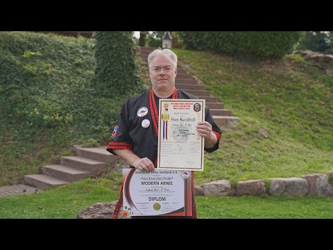 7. Dan Modern Arnis für Senior Master Sven Barchfeld, DAV